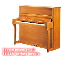 Special prices on all SEILER upright models
