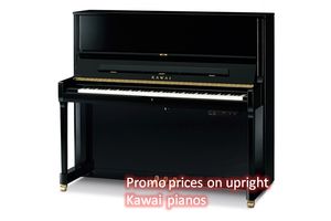 Promo prices on upright Kawai pianos
